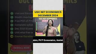 Ugc Net Economics December 2024 Preparation  By Simranjit Kaur Mam #shorts