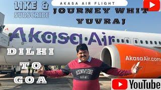 MY FIRST EXPERIENCE AKASA AIRLINES DELHI TO GOA MOPAFULL TOUR #travel #goa #trip