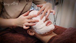 ASMR  Its not only a Massage Perfect face massage for anti aging & deep sleep at Hapy Nails & Spa