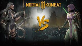 Mortal Kombat 11 Sindel vs Jade  Синдел против Джейд