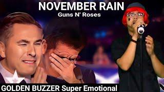 Golden Buzzer November Rain - Guns N Roses song everyone is hysterical - Americas Got Talent