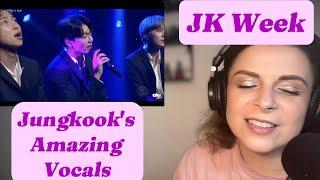 Reacting to Jungkooks Amazing Vocals 2023 Updated