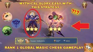 TOP GLOBAL EVA SKILL 1 STRATEGY  - MAGIC CHESS BEST SYNERGY - Mobile Legends Bang Bang