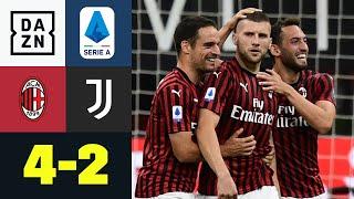 Furiose 2. Halbzeit Milan zerlegt Juve nach Rückstand AC Mailand - Juventus 42  Serie A  DAZN