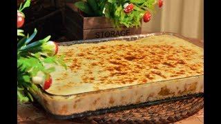 من الذ وجبات الغداء صنية الأرز مع الدجاج.. مناسبه لاطباق رمضان Rice and chicken with béchamel