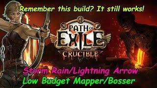 Hidden Boss Killer Is Back Storm Rain Lightning Arrow Voltaxic Rift Deadeye POE 3.21 Crucible