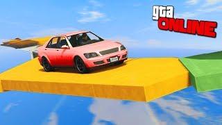 НЕОБЫЧНАЯ МАШИНА НА СУПЕР НЕОБЫЧНОМ ПАРКУРЕ GTA 5 ONLINE ГОНКИ