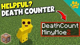 How to make a Death Counter  Command Block Tutorial  Minecraft Bedrock Edition