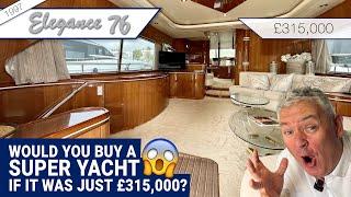 Would you Buy a Super Yacht for just £315000 ?