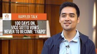 Rappler Talk 100 days on Pasig Mayor Vico Sotto vows never to become ‘trapo’