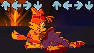 Sonic EXE Friday Night Funkin be like KILLS Sonic & Tails - FNF