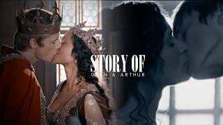 Story of Gwen & Arthur BBC Merlin