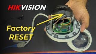 Hikvision IP Camera Password Reset  How to Reset Hikvision IP Camera by Reset button