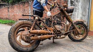 Ｒestoration Ｈａｒｌｅｙ davision built  Ｒestored dusty motocycle