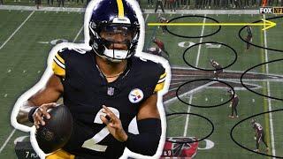 Film Study Justin Fields played WELL for the Pittsburgh Steelers Vs the Atlanta Falcons