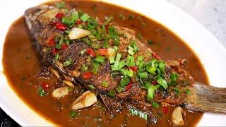 Braised crucian carp like this the whole family praises your cooking skills