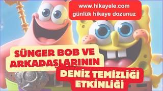 Sünger Bob ve Denizlerin Kahramanları Deniz Kirliliği ile Mücadele