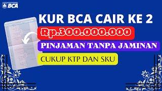 KUR BCA TANPA JAMINAN LANGSUNG CAIR 300 JUTA DARI BANK BCA