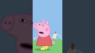 Peppa and George tried flying a kite 🪁️ #peppapig