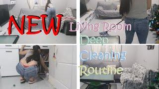 *NEW* Living Room DEEP Cleaning Routine  red thong slip 