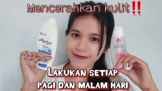 CARA MENCERAHKAN KULIT BADAN DENGAN HAND & BODY DAN AIR MAWAR‼️