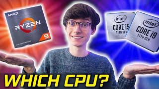 AMD vs Intel - What’s The Best CPU For Your Gaming PC Build in 2021? Ryzen vs 11th Gen Processor