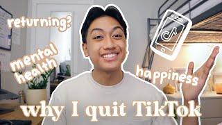 why I happily quit TikTok  tea life lessons and advice