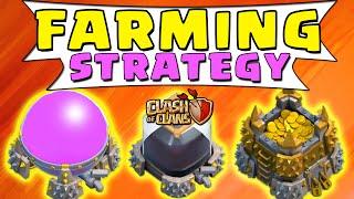 Clash of Clans - SUB 200 FARMING STRATEGY Loot Farming AttackDefense Strategy