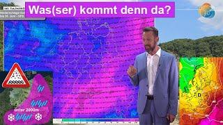 Nach kurzer Pause neues HochWasser? Modelle mit viel Niederschlag. Wettervorhersage 05.-12.06.2024