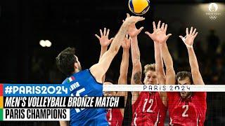 Mens Volleyball Bronze Medal Match   Paris Champions