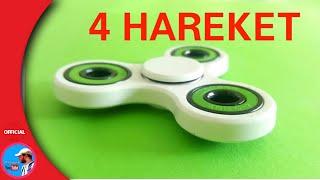 Hand Spinner Stres Çarkı ile  4 hareket