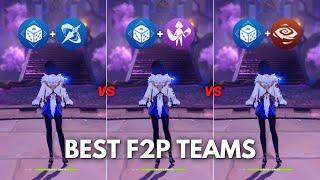 Best F2P Teams for Yelan  Taser  MonoHydro or National??  Genshin Impact 
