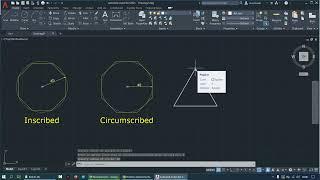 AutoCad  çokgen polygon çizmek