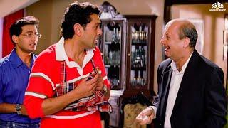 तूने मुझे आमलेट के साथ घड़ी भी ख़िलादी - Bobby Deol Karisma Kapoor Anupam Kher Comedy