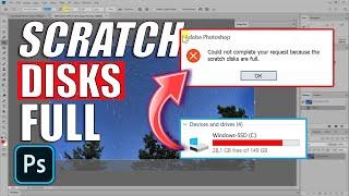 SCRATCH DISKS ARE FULL ADOBE PHOTOSHOP WHAT TO DO