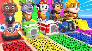 PAW Patrol Guess The Right Door ESCAPE ROOM CHALLENGE Animals Tire Game Chicken Elephant Cow Sheep