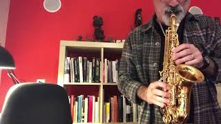 Curved soprano sax right out of the case I Donna Lee