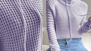 Very Easy Embossed Pattern for Warm Clothes