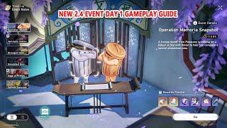 Honkai Star Rail Operation Memoria Snapshot  New 2.4 Event Day 1 Gameplay Guide