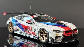 Full build BMW M8 GTE 2019 Daytona 24 Hours Winner - Car Model 124 NuNu Model