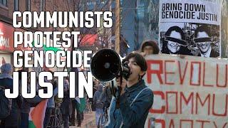 Bring Down Genocide Justin Revolutionary Communists Organize in Toronto