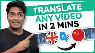 How to Translate Video into ANY Language with AI  Own Voice  FREE