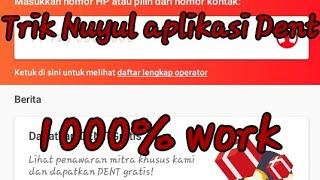 Trik terbaru nuyul aplikasi dent work 100% dent bangkit lagi