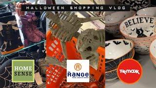 Spooky Shopping Spree - Halloween Shopping Vlog 2022 #4 HomeSense The Range and TkMaxx