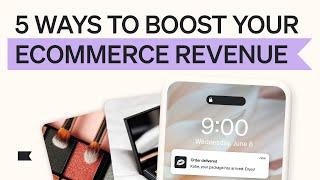 5 ways to increase your ecommerce revenue