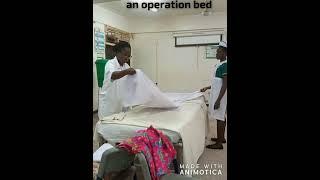 making an operation bed @nursingart247