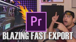 Premiere Pro 3X FASTER  BLAZING FAST EXPORTING   Adobe Premiere Pro   NVENC Acceleration