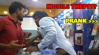 Unique Mobile Theft Prank   Prankster rahul Azar  Funny  2024