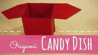 Origami Box Candy Dish Instructions