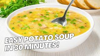 Creamy POTATO SOUP in 30 MIN  EASY Potato Bacon Soup. Recipe by Always Yummy